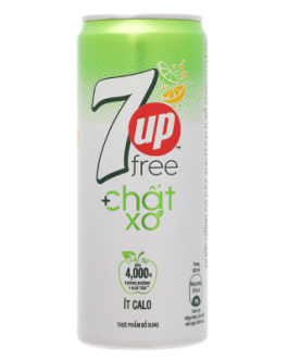 7UP Free & Fiber 320ml x 24 Cans