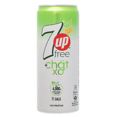 7UP Free & Fiber 320ml x 24 Cans