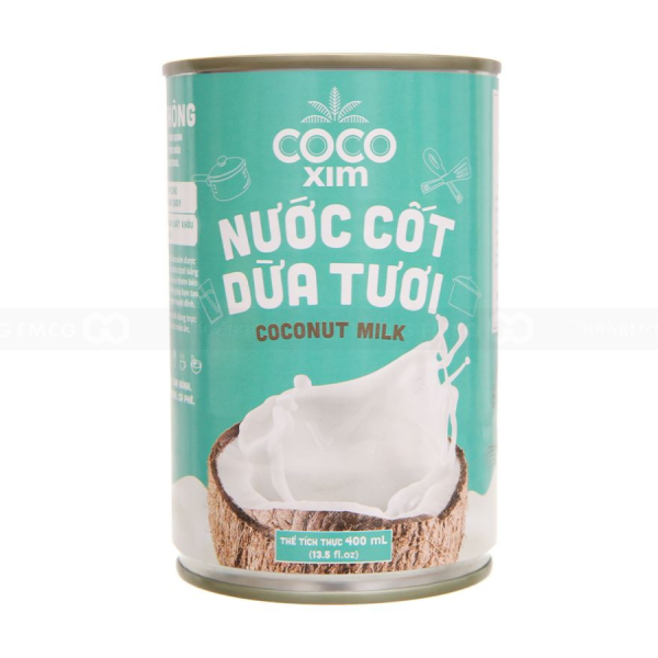Cocoxim Coconut Milk 10-12% 400ml x 24 Cans