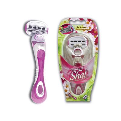 Dorco Razor Shai Disposable Razor Cartridges 3+3 Blade