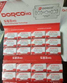 Dorco Razor Twin Blade Disposable Razor Cartridges – Blue 5 Psc x 20 Bag x 16 Box