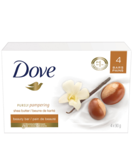 Dove Bar Soap Shea Butter 90gr x 48 individual boxes