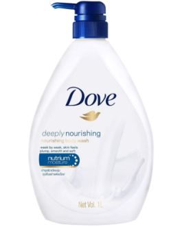 Dove Body Wash Deeply Nourishing 1000ml x 12 pump bottles