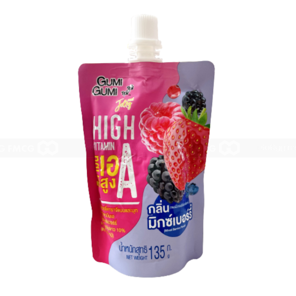 Gumi Gumi Jelly Drink Vitamin A Mix Flavour 135ml x 36 packs
