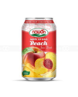 Nawon Peach 30% Fruit Juice Drink 330ml x 24 cans