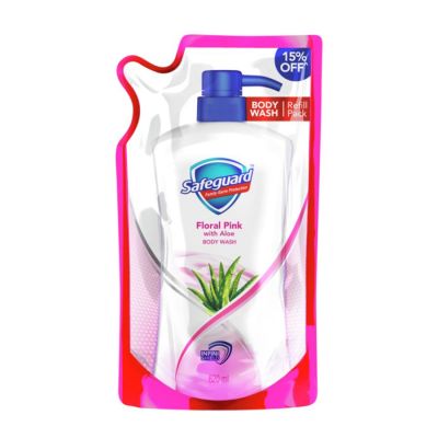 Safeguard Floral Pink Body Wash Refill 620ml
